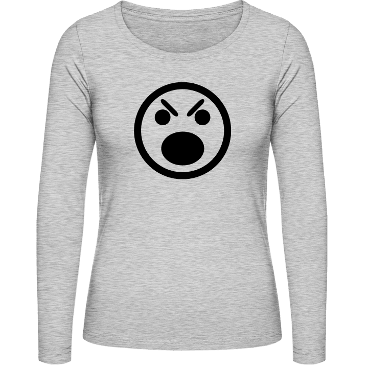Shirty Smiley Langermet skjorte for kvinner contain pic