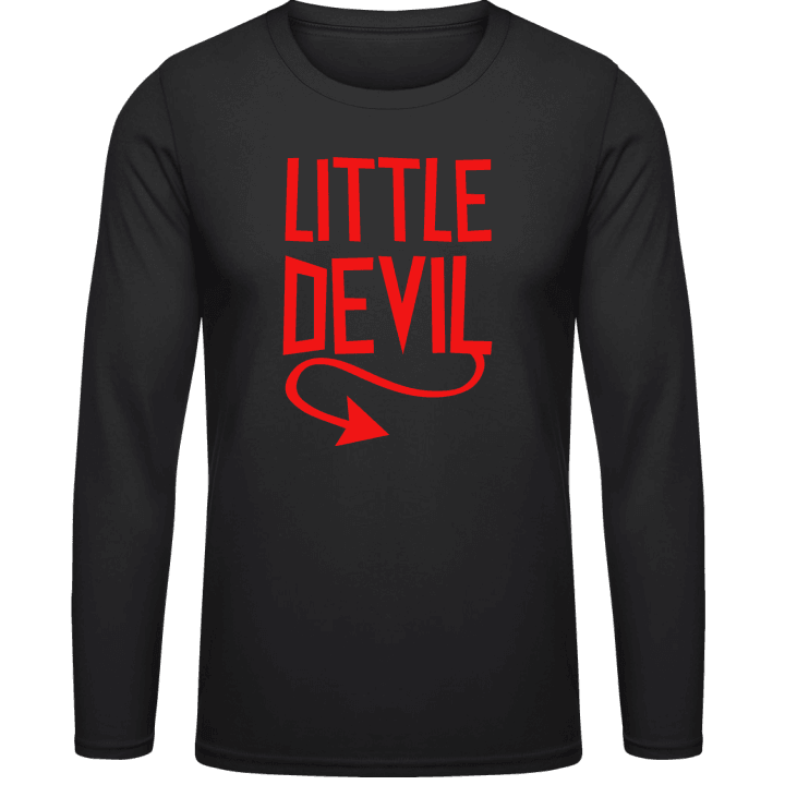 Little Devil Typo Shirt met lange mouwen contain pic