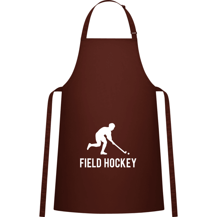 Field Hockey Silhouette Kitchen Apron contain pic