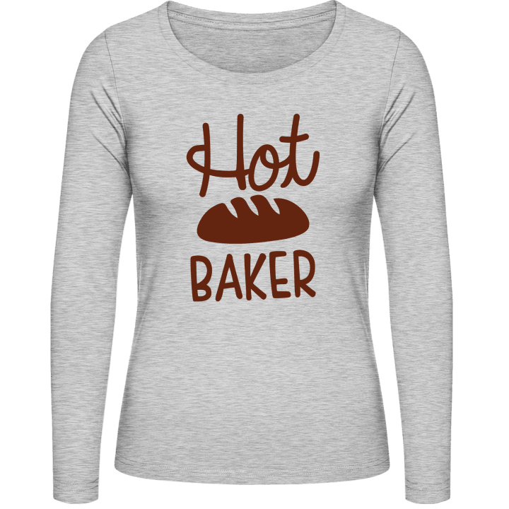 Hot Baker Frauen Langarmshirt contain pic