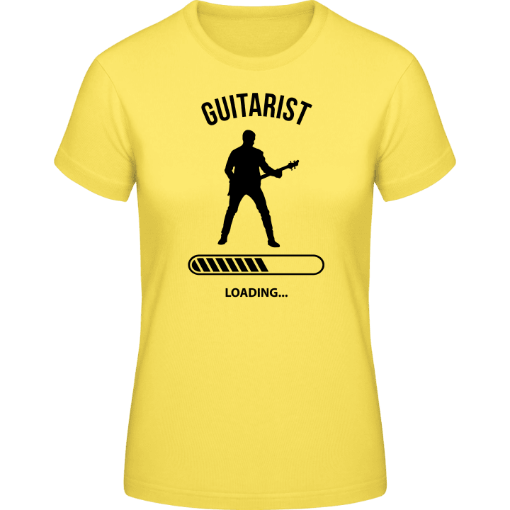 Guitarist Loading T-skjorte for kvinner contain pic