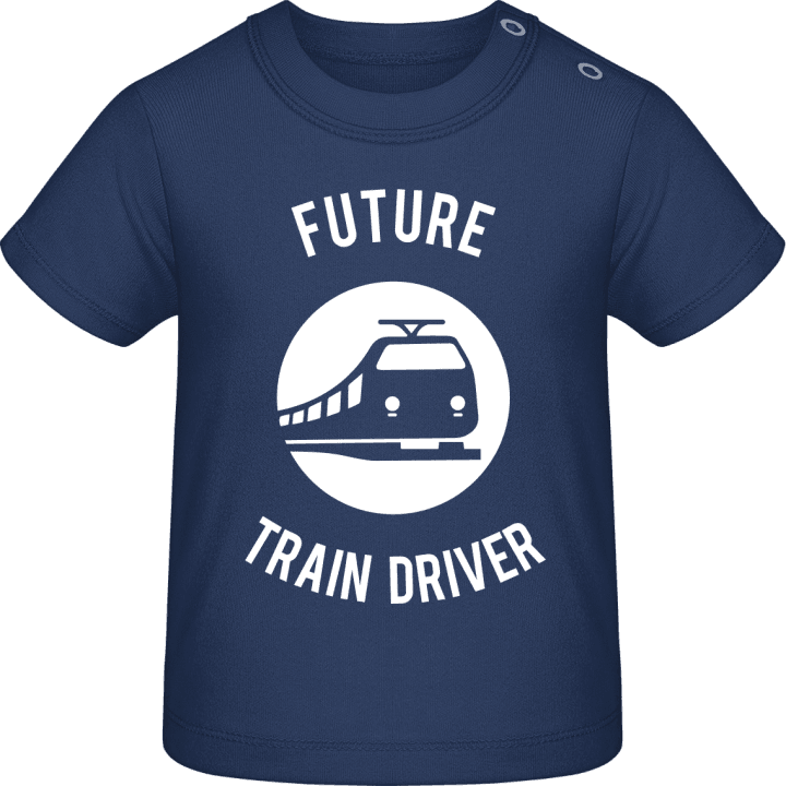 Future Train Driver Silhouette Camiseta de bebé contain pic