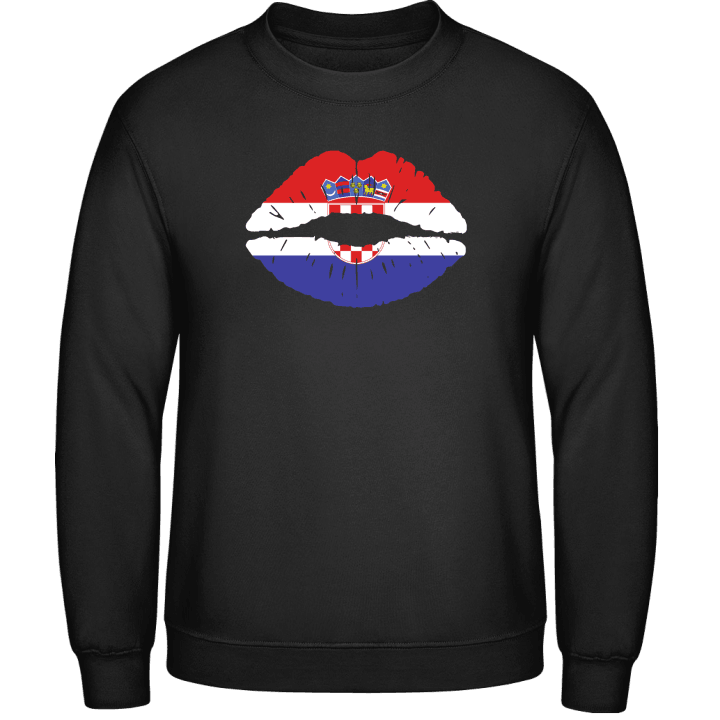 Croatian Kiss Flag Sweatshirt contain pic
