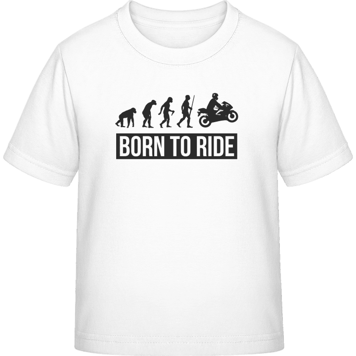 Born To Ride Motorbike T-skjorte for barn contain pic