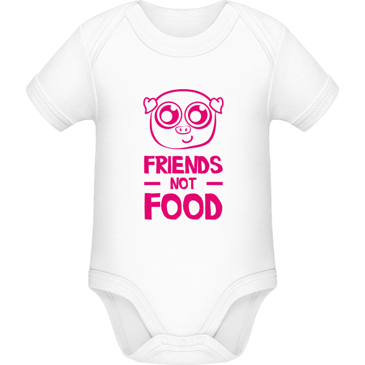 Friends Not Food Baby Romper 0 image