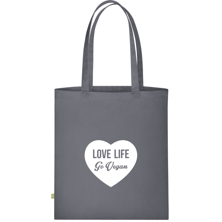 Love Life Go Vegan Stofftasche contain pic