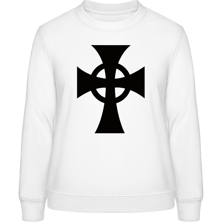 Celtic Irish Cross Frauen Sweatshirt contain pic