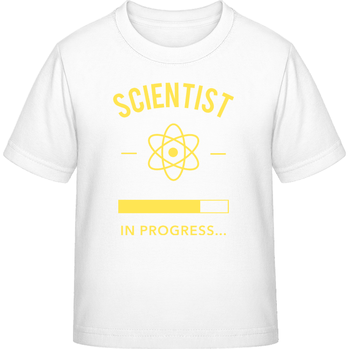 Scientist in Progress T-shirt för barn contain pic