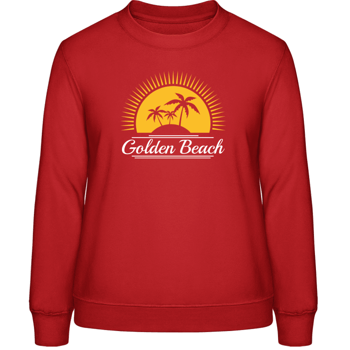 Golden Beach Sweat-shirt pour femme contain pic