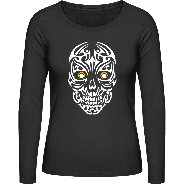 Tribal Skull T-shirt à manches longues pour femmes 0 image