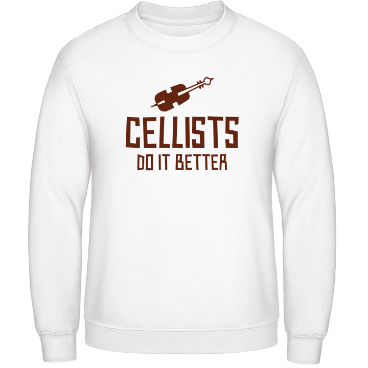 Cellists Do It Better Sudadera contain pic