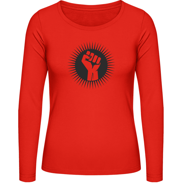 Fist Of Revolution Vrouwen Lange Mouw Shirt contain pic