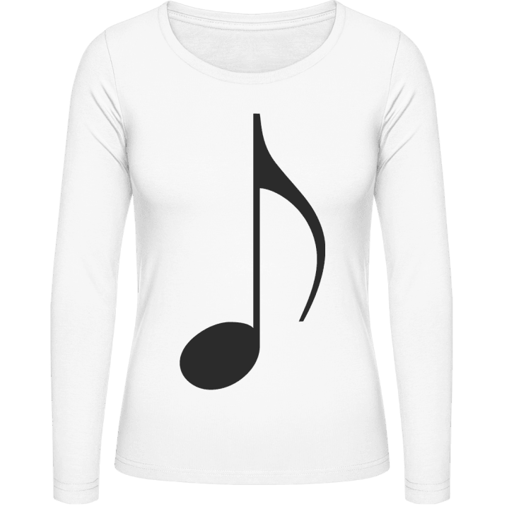 The Flag Music Note Vrouwen Lange Mouw Shirt contain pic