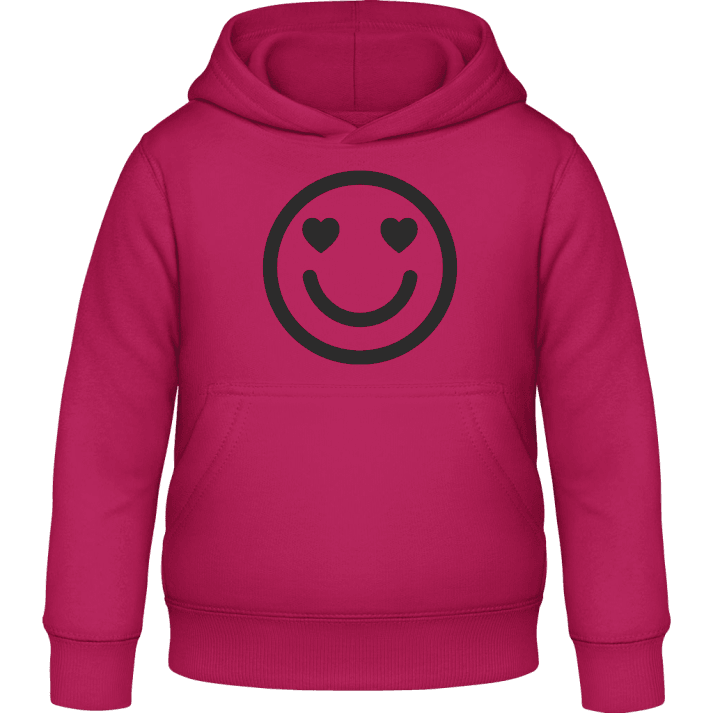 Smiley in Love Barn Hoodie contain pic