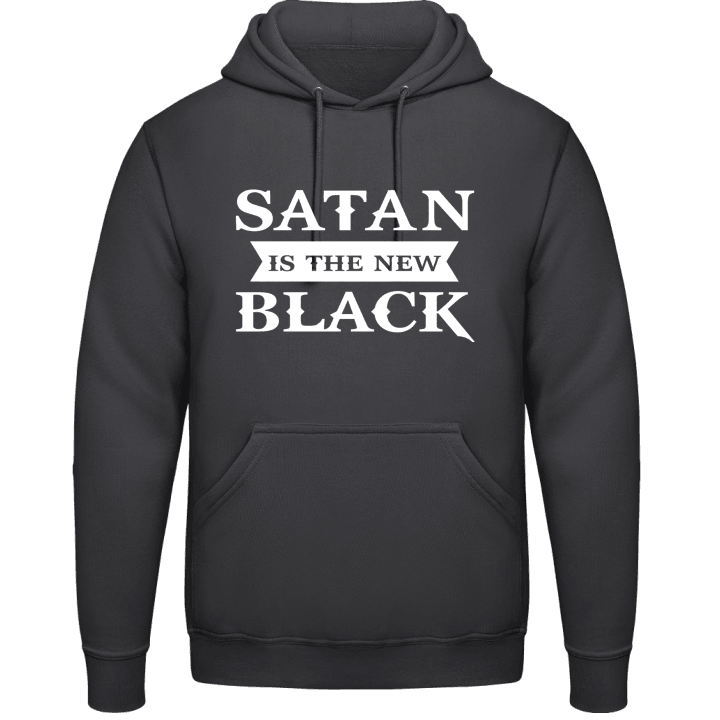 Satan Is The New Black Hoodie contain pic