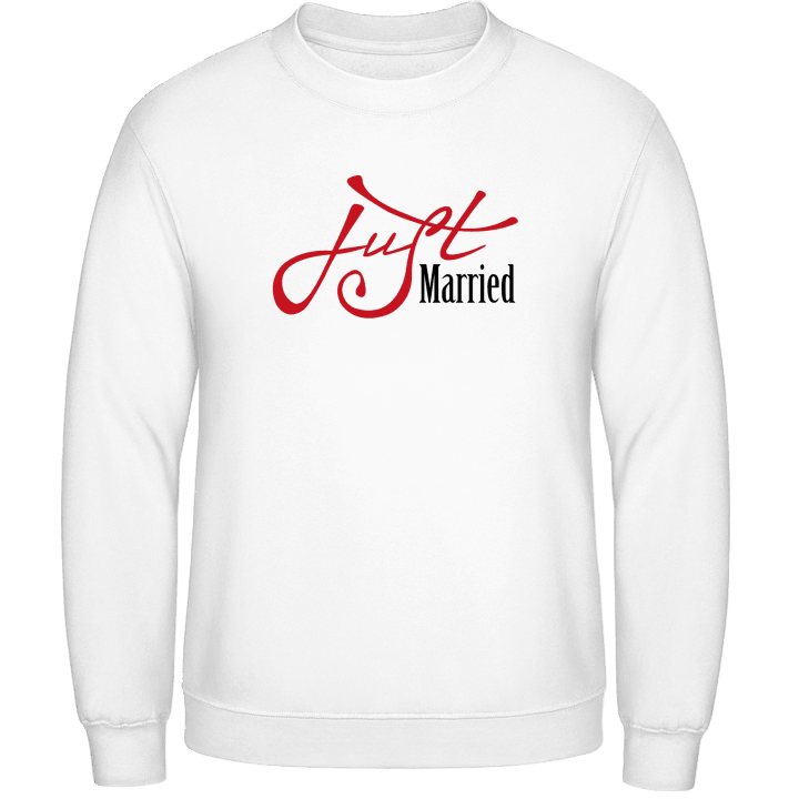 Just Married Sudadera contain pic
