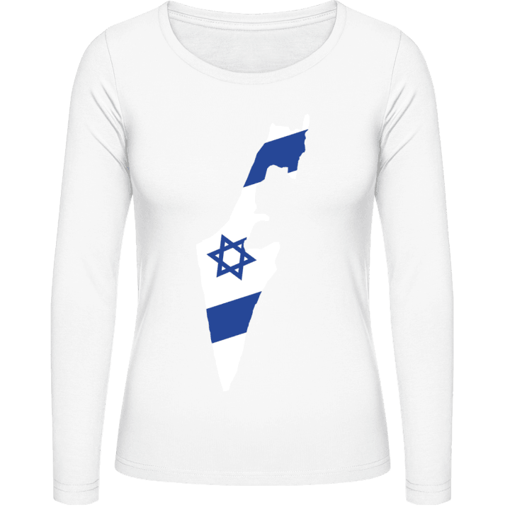 Israel Map Vrouwen Lange Mouw Shirt contain pic
