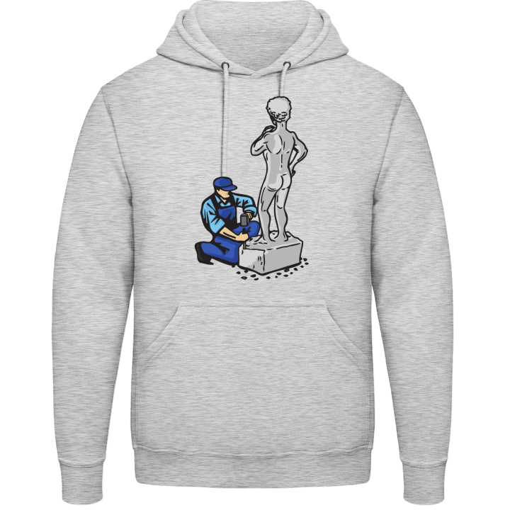 Sculptor Naked Man Hoodie contain pic