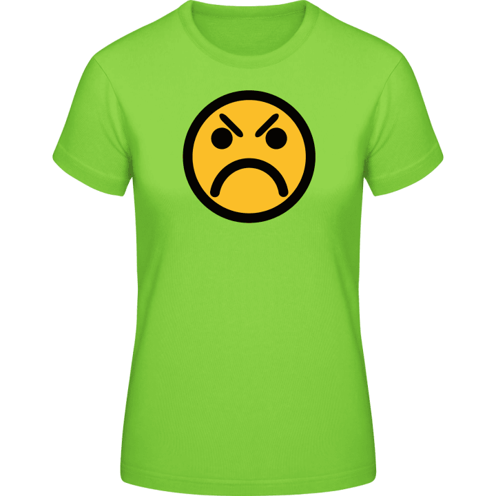 Angry Smiley Emoticon Frauen T-Shirt 0 image