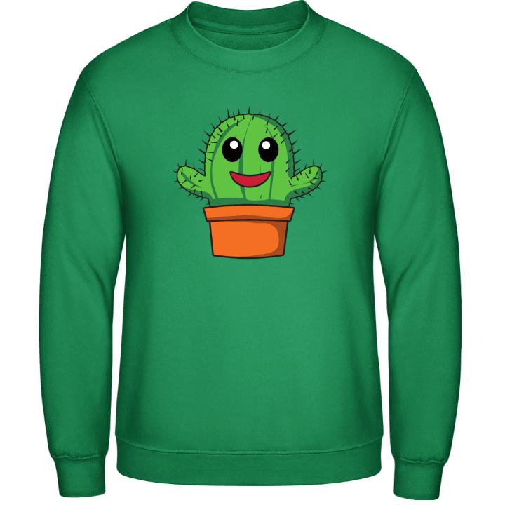 Cute Cactus Comic Sweatshirt 0 image
