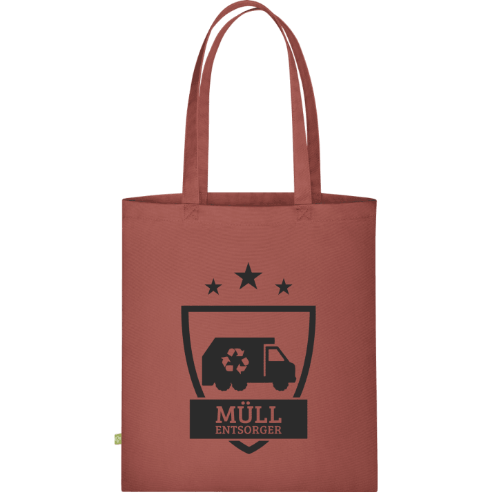 Müll Entsorger Wappen Stofftasche 0 image