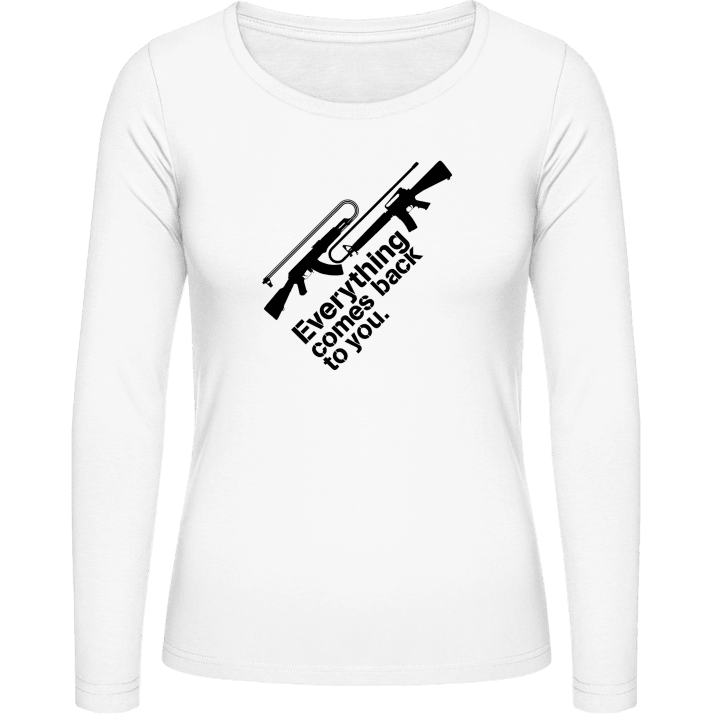 Everything Comes Back Frauen Langarmshirt contain pic