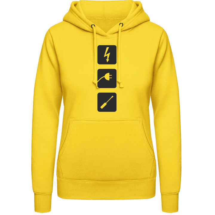 Electrician Icons Vrouwen Hoodie contain pic
