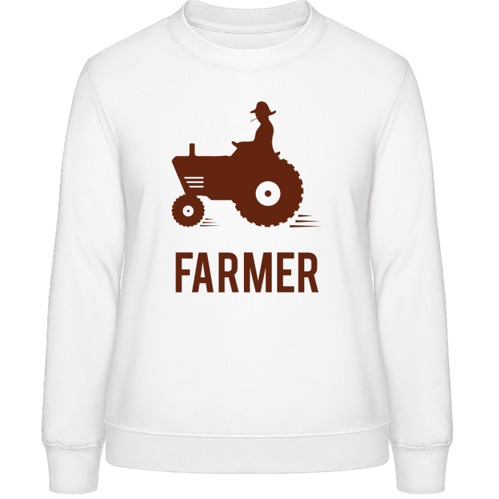 Farmer in Action Sweatshirt för kvinnor contain pic