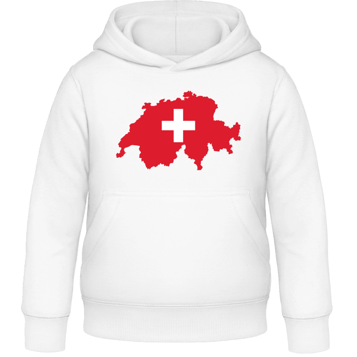 Switzerland Map and Cross Felpa con cappuccio per bambini contain pic