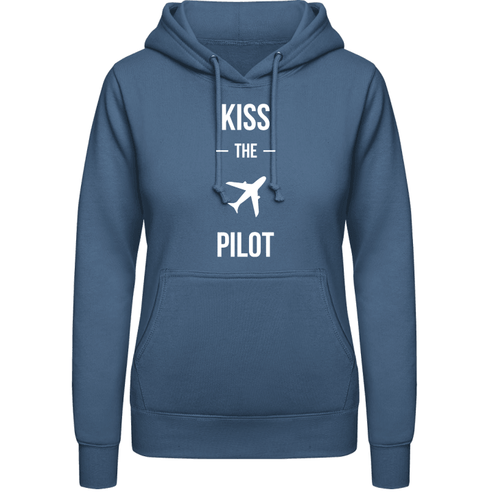 Kiss The Pilot Sudadera con capucha para mujer contain pic