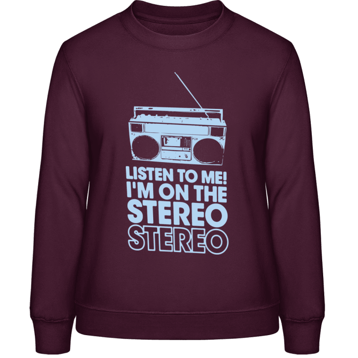 Pavement Stereo Frauen Sweatshirt contain pic