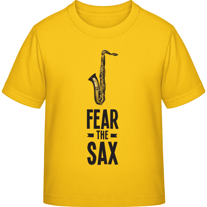 Fear The Sax Camiseta infantil contain pic