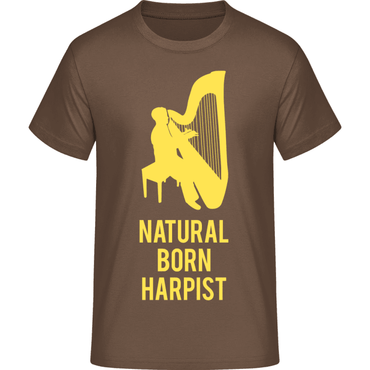 Natural Born Harpist T-Shirt contain pic