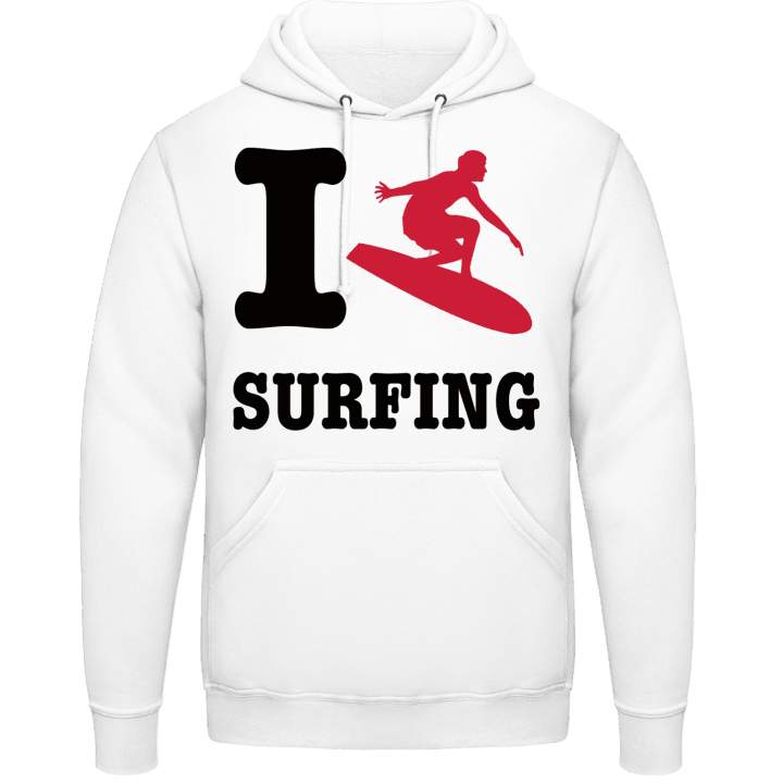 I Love Surfing Hoodie contain pic