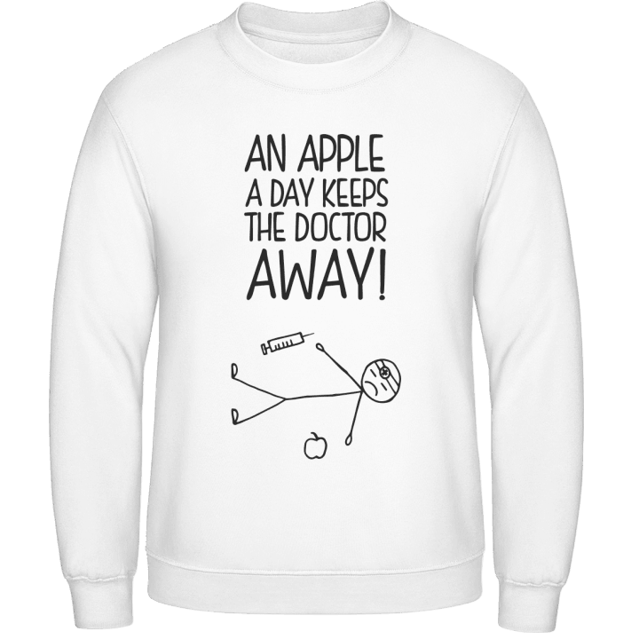 An Apple A Day Doctor Comic Sweatshirt 0 image