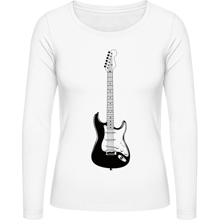 E Guitar T-shirt à manches longues pour femmes contain pic