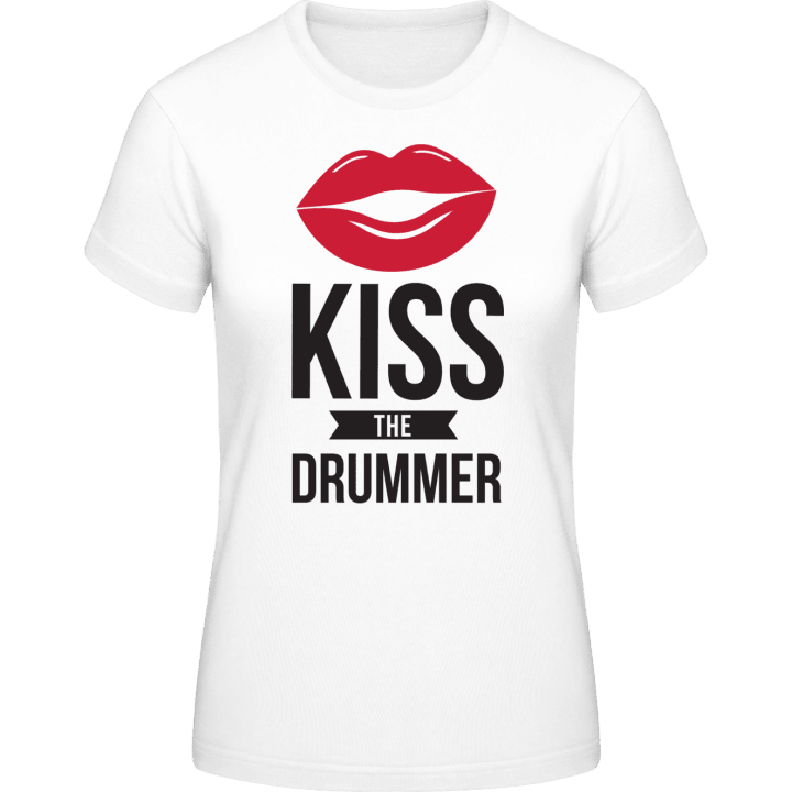 Kiss The Drummer T-shirt för kvinnor contain pic