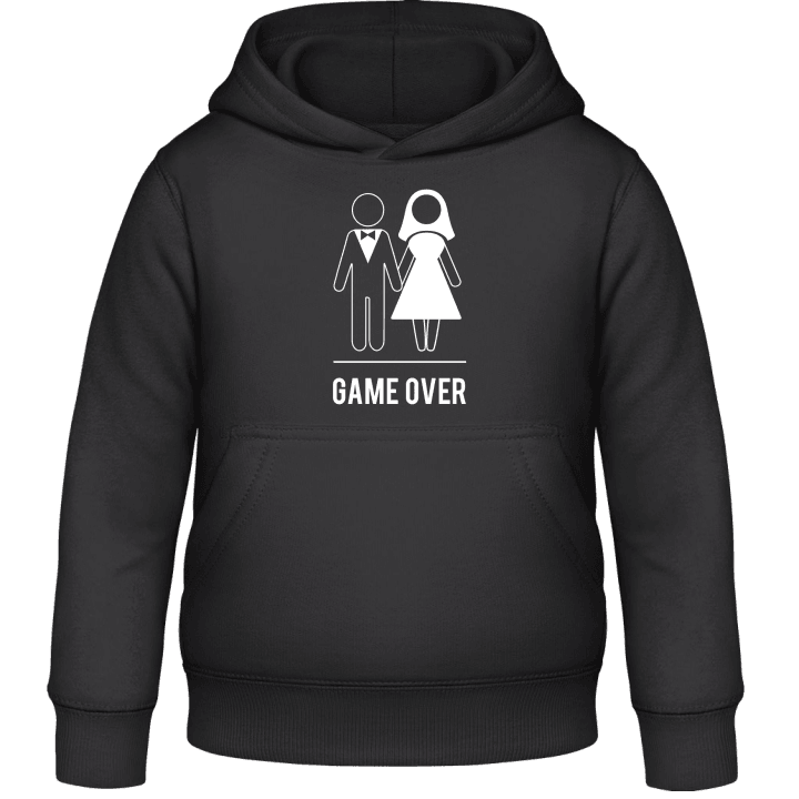 Game Over white Kids Hoodie contain pic
