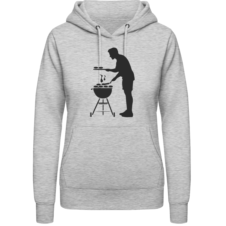Griller Silhouette Vrouwen Hoodie contain pic