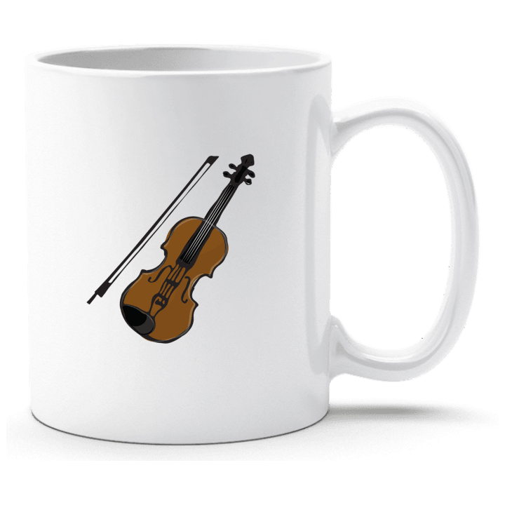 Violin Illustration Cup contain pic