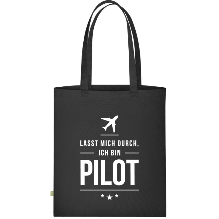 Lasst mich durch ich bin Pilot Stofftasche contain pic