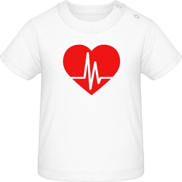 Heart Beat Logo Baby T-skjorte contain pic