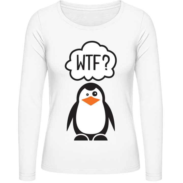 WTF Penguin Vrouwen Lange Mouw Shirt 0 image