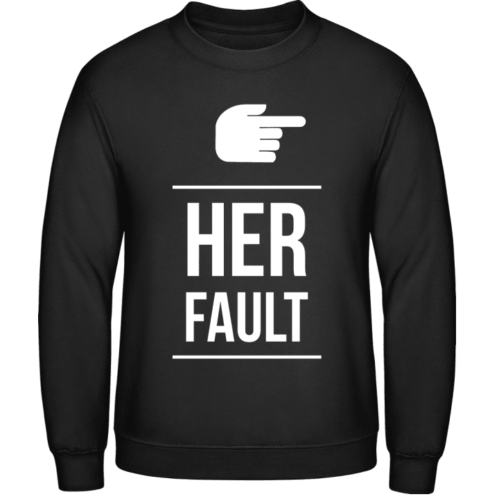 Her Fault left Sudadera contain pic
