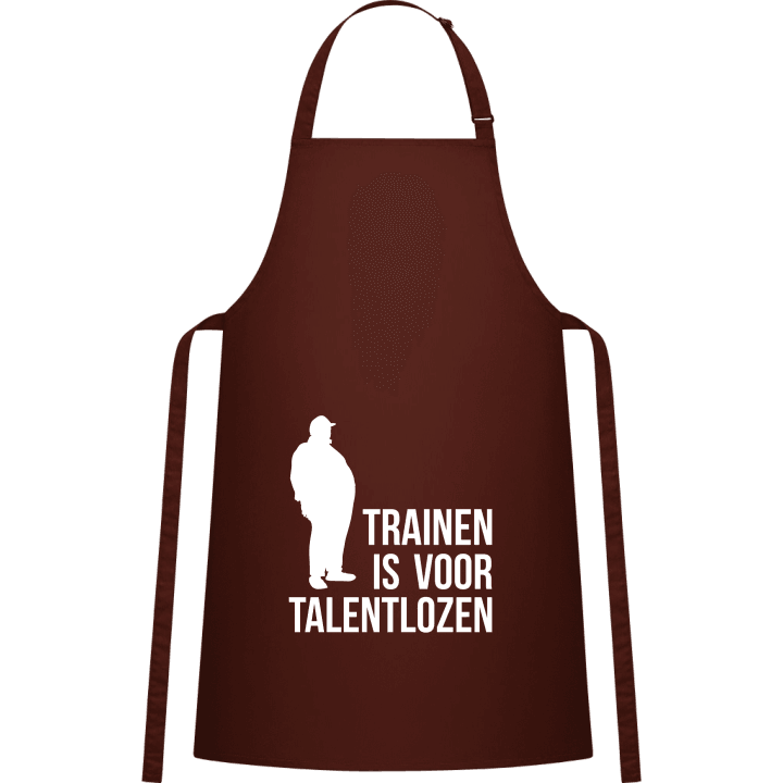Trainen is voor talentlozen Förkläde för matlagning contain pic