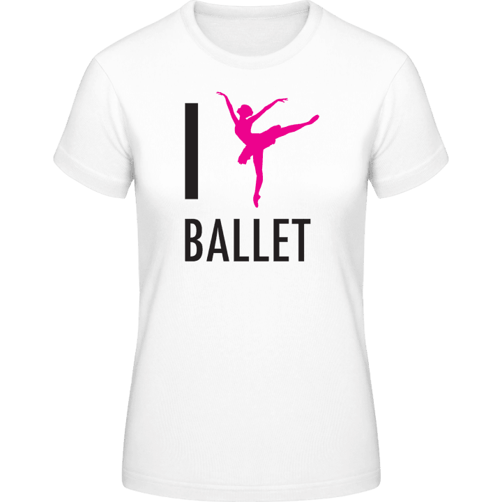 I Love Ballet Vrouwen T-shirt 0 image