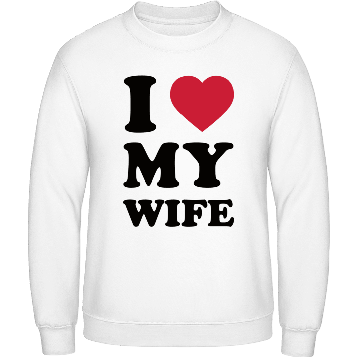 I Heart My Wife Sweatshirt contain pic