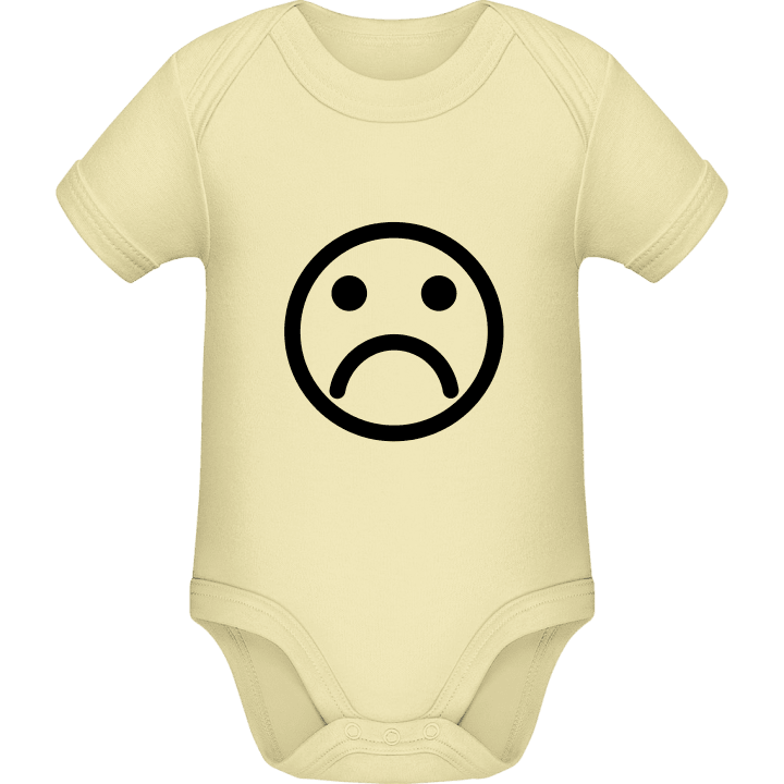 Sad Smiley Baby romper kostym contain pic
