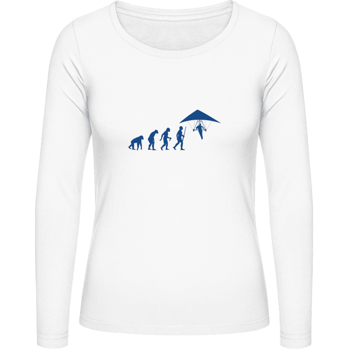 Hanggliding Evolution Langermet skjorte for kvinner contain pic
