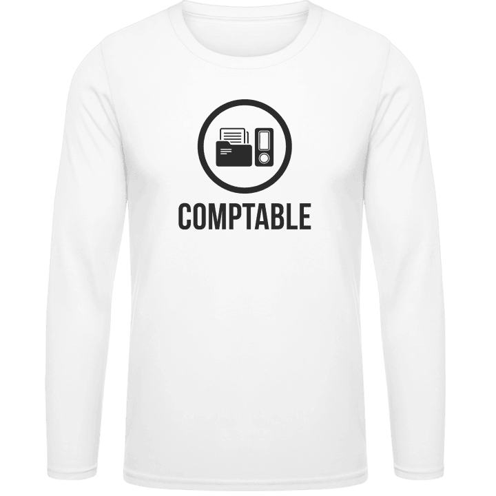 Comptable icon T-shirt à manches longues contain pic